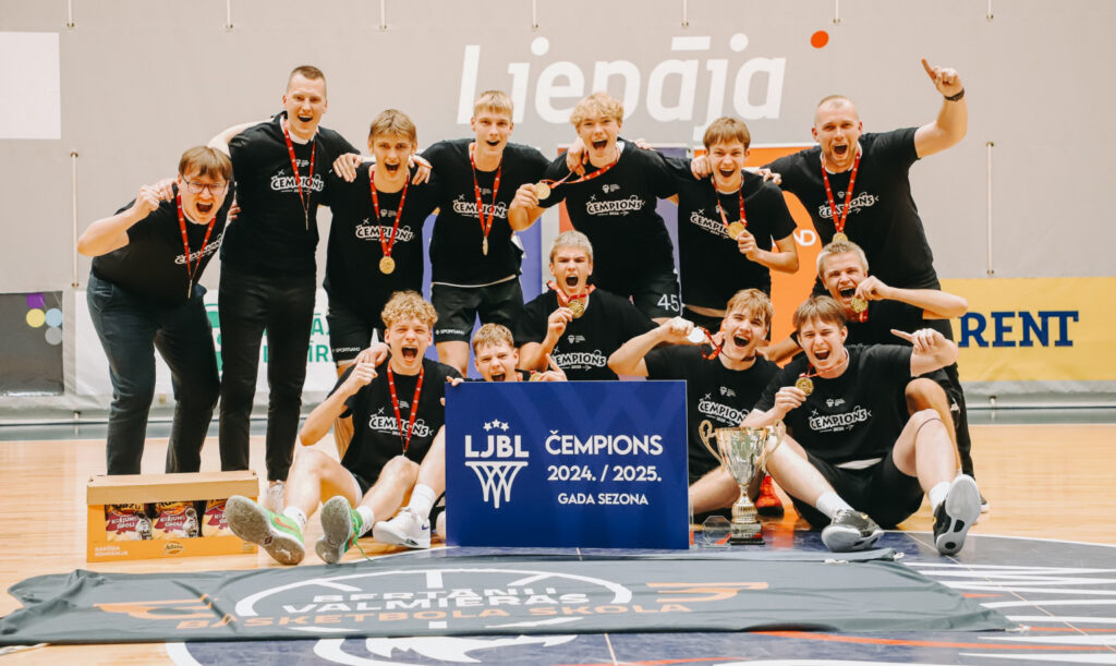Bertānu Valmieras BS U17 puišiem –  LJBL čempionu zelts!
