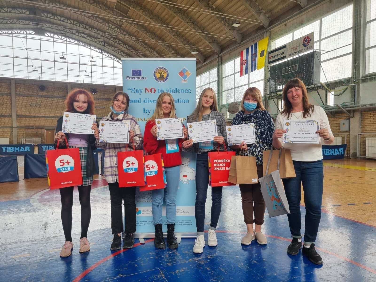 Naukšēnu vidusskola Erasmus+ projektā Horvātijā