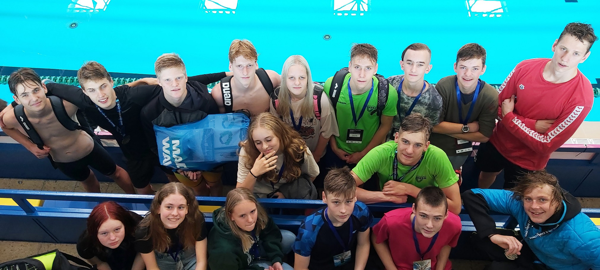 Valmieriešiem 17 godalgas "Madwave Challange of Riga"
