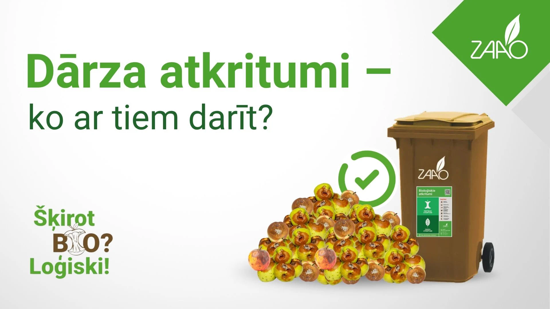 Ko darīt ar dārza atkritumiem?